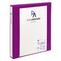 Avery Durable View Binder with DuraHinge and Slant Rings, 3 Rings, 1" Capacity, 11 x 8.5, Purple