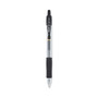Pilot G2 Premium Gel Pen, Retractable, Extra-Fine 0.5 mm, Black Ink, Smoke/Black Barrel, Dozen