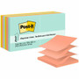Post-it Dispenser Notes - 1200 - 3" Flag/Note Width x 3" Flag/Note Length - Square - 100 Sheets per Pad - Unruled - (MMMR33012AP)