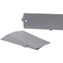 Lorell Lateral File Divider Kit - 12.40" Width x 5" Height - Metal - Gray