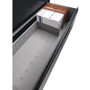 Lorell Lateral File Divider Kit - 12.40" Width x 5" Height - Metal - Gray