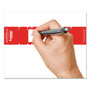 Tabbies File Pocket Handles, 9.63 x 2, Red/White, 4/Sheet, 12 Sheets/Pack