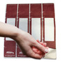 Tabbies File Pocket Handles, 9.63 x 2, Red/White, 4/Sheet, 12 Sheets/Pack (TAB68805) View Product Image