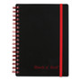 Black n' Red Flexible Cover Twinwire Notebooks, SCRIBZEE Compatible, 1-Subject, Wide/Legal Rule, Black/Red Cover, (70) 5.88 x 4.13 Sheets