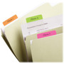 Post-it Tabs Solid Color Tabs, 1/5-Cut, Assorted Bright Colors, 2" Wide, 24/Pack