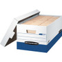 Bankers Box Presto File Storage Box - Internal Dimensions: 12" Width x 24" Depth x 10" Height - External Dimensions: 13" Width x 25.4" Depth x 10.5" Height - 750 lb - Media Size Supported: Letter - Lift-off Closure