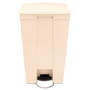 Rubbermaid Commercial Legacy Step-On Receptacle, 23 gal, Polyethylene, Beige (RCP614600BG) View Product Image