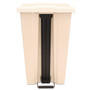 Rubbermaid Commercial Legacy Step-On Receptacle, 23 gal, Polyethylene, Beige (RCP614600BG) View Product Image