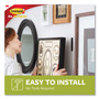 Command Bath Picture Hanging Strips, Large, Removable, Holds Up to 4 lbs per Pair, 0.75 x 3.65, Black, 12 Pairs/Pack
