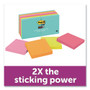 Post-it Notes Super Sticky Pads in Supernova Neon Collection Colors, 3" x 3", 90 Sheets/Pad, 12 Pads/Pack