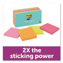 Post-it Notes Super Sticky Pads in Supernova Neon Collection Colors, 3" x 3", 90 Sheets/Pad, 12 Pads/Pack