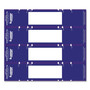 Tabbies File Pocket Handles, 9.63 x 2, Dark Blue/White, 4/Sheet, 12 Sheets/Pack (TAB68807) View Product Image