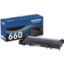 Brother TN660 Original High Yield Laser Toner Cartridge - Black - 1 Each