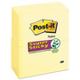 Post-it Notes Super Sticky Pads in Canary Yellow, 3" x 5", 90 Sheets/Pad, 12 Pads/Pack (MMM65512SSCY) View Product Image
