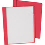 Oxford Letter Report Cover - 8 1/2" x 11" - 100 Sheets Capacity - 3 x Tang Fastener(s) - 1/2" for Folder - Leatherette - (OXF55811)