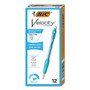 BIC Velocity Original Mechanical Pencil, 0.9 mm, HB (#2), Black Lead, Turquoise Barrel, Dozen
