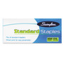 Swingline S.F. 1 Standard Staples, 0.25" Leg, 0.5" Crown, Steel, 5,000/Box