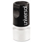 Universal Round Message Stamp, CHECK MARK, Pre-Inked/Re-Inkable, Red (UNV10075) View Product Image