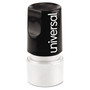 Universal Round Message Stamp, CHECK MARK, Pre-Inked/Re-Inkable, Red (UNV10075) View Product Image