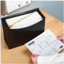Smead 12-Pocket Poly Expanding File, 0.88" Expansion, 12 Sections, Cord/Hook Closure, 1/6-Cut Tabs, Letter Size, Black/Blue
