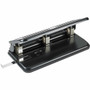 Business Source Heavy-duty 3-hole Punch - 3 Punch Head(s) - 30 Sheet of 20lb Paper - 9/32" Punch Size - Steel