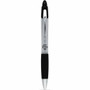 Zebra Z-grip Max Retractable Ballpoint Pens - 1 mm Medium Conical Pen Point - Retractable - Black Ink - Gray Barrel