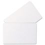 C-Line PVC ID Badge Card, 3.38 x 2.13, White, 100/Pack