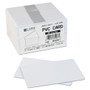 C-Line PVC ID Badge Card, 3.38 x 2.13, White, 100/Pack