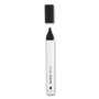 TRU RED Dry Erase Marker, Tank-Style, Medium Chisel Tip, Black, Dozen