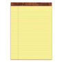 TOPS "The Legal Pad" Ruled Perforated Pads, Wide/Legal Rule, 50 Canary-Yellow 8.5 x 11 Sheets, 3/Pack