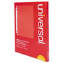 Universal Standard Sheet Protector, Standard, 8.5 x 11, Clear, Non-Glare, 100/Box