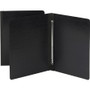 Smead Prong Fastener Premium Pressboard Report Cover, Two-Piece Prong Fastener, 3" Capacity, 8.5 x 11, Black/Black