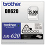 Brother DR620 Drum Unit, 25,000 Page-Yield, Black