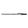 Universal Ballpoint Pen Value Pack, Stick, Medium 1 mm, Black Ink, Gray/Black Barrel, 60/Pack