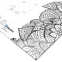 Blueline Monthly Desk Pad Calendar, DoodlePlan Coloring Pages, 22 x 17, Black Binding, Clear Corners, 12-Month (Jan to Dec): 2024 View Product Image