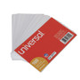 Universal Unruled Index Cards, 3 x 5, White, 100/Pack UNV47200