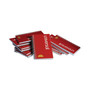 Universal Wirebound Memo Book, Narrow Rule, Red Cover, (50) 5 x 3 Sheets, 12/Pack