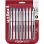 uniball™ Vision Elite Rollerball Pen - 0.8 mm Bold Pen Point - Refillable - Retractable - Assorted Ink - Gel-based
