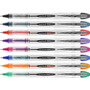 uniball VISION ELITE Hybrid Gel Pen, Stick, Bold 0.8 mm, Assorted Ink and Barrel Colors, 8/Pack