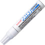 uni-Paint Permanent Marker, Broad Chisel Tip, White