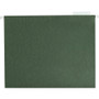 Smead Hanging Folders, Letter Size, 1/5-Cut Tabs, Standard Green, 25/Box