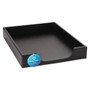 Rolodex Wood Tones Desk Tray, 1 Section, Letter Size Files, 8.5" x 11", Black (ROL62523) View Product Image