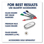 Quartet Brilliance Glass Dry-Erase Boards, 48 x 48, White Surface (QRTG24848W) View Product Image