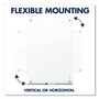 Quartet Brilliance Glass Dry-Erase Boards, 48" x 48", White Surface