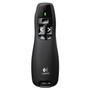 Logitech R400 Wireless Presentation Remote with Laser Pointer, Class 2, 50 ft Range, Matte Black View Product Image