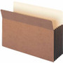 Smead Straight Tab Cut Legal Recycled File Pocket - 8 1/2" x 14" - 5 1/4" Expansion - Top Tab Location - 12.5 pt. - Redrope