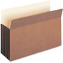 Smead Redrope Drop-Front File Pockets with Fully Lined Gussets, 5.25" Expansion, Legal Size, Redrope, 10/Box