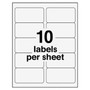 Avery Repositionable Address Labels w/Sure Feed, Inkjet/Laser, 2 x 4, White, 250/Box (AVE58163) View Product Image