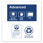 Tork Advanced Centerfeed Hand Towel, 2-Ply, 9 x 11.8, White, 600/Roll, 6/Carton (TRK121201) View Product Image