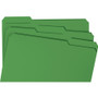 Smead Colored File Folders, 1/3-Cut Tabs: Assorted, Legal Size, 0.75" Expansion, Green, 100/Box